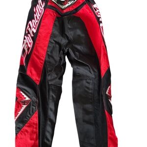 New Fly F-16 Race Pant youth Mens Size 28 Racing Leathers
